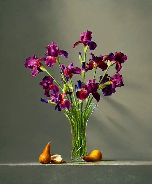 Iris Viola - Huge Limited Edition Print by Dario Campanile