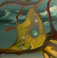 Crystal Ooze 1980 44x44 Super Huge Original Painting by Dario Campanile - 1 Crystal Ooze 1980 44x44 Super Huge Original Painting by Dario Campanile - 1