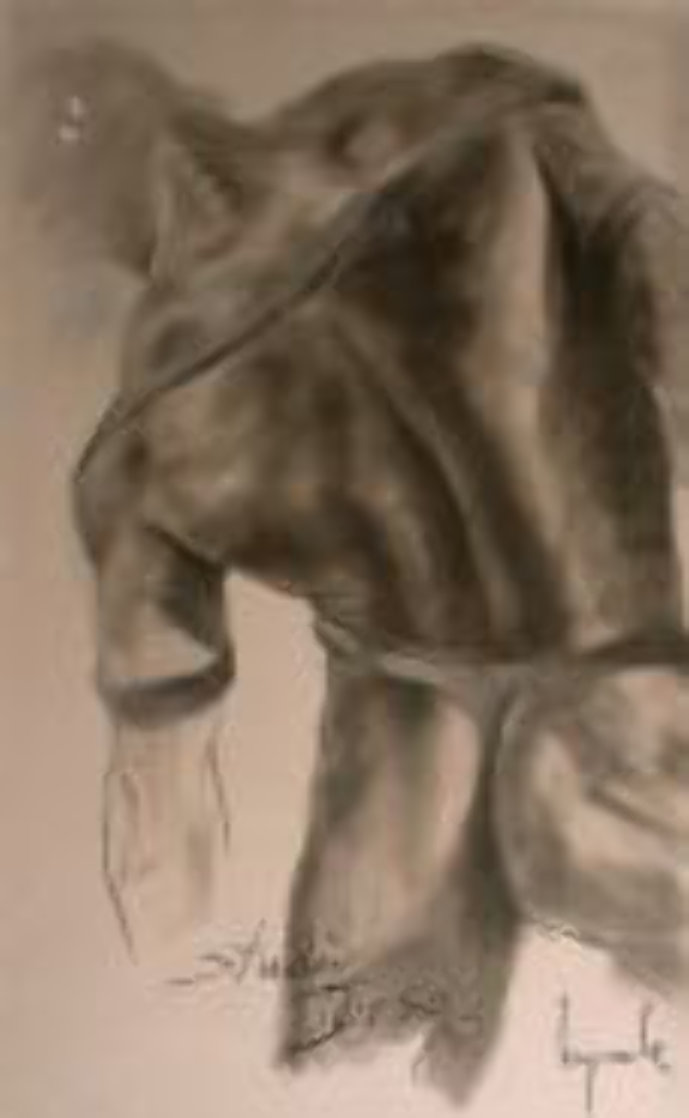 Torso (Nude) Pastel 1985 48x29 Works on Paper (not prints) by Dario Campanile Torso (Nude) Pastel 1985 48x29 Works on Paper (not prints) by Dario Campanile