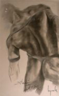Torso (Nude) Pastel 1985 48x29 Drawing - Dario Campanile Torso (Nude) Pastel 1985 48x29 Drawing - Dario Campanile