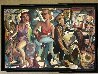 It Takes Two to Dance Solo 1998 45x65 - Huge Mural Size Original Painting by Sandra Jones Campbell - 1