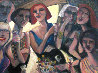 Kocktails with the Kappa Kappa Ki's  2001 Original Painting by Sandra Jones Campbell - 0