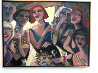 Kocktails with the Kappa Kappa Ki's  2001 Original Painting by Sandra Jones Campbell - 1