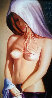 Amy 2004 28x18 Original Painting by Edson Campos - 0