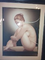 Nude Dancer 42x36 Original Painting by Edson Campos - 1 Nude Dancer 42x36 Original Painting by Edson Campos - 1