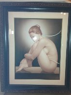 Nude Dancer 42x36 Original Painting by Edson Campos - 2 Nude Dancer 42x36 Original Painting by Edson Campos - 2