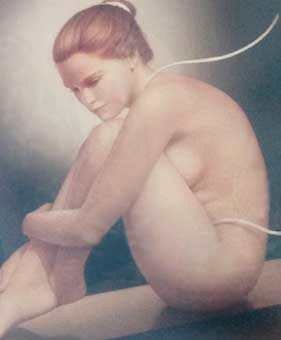 Nude Dancer 42x36 Original Painting by Edson Campos Nude Dancer 42x36 Original Painting by Edson Campos