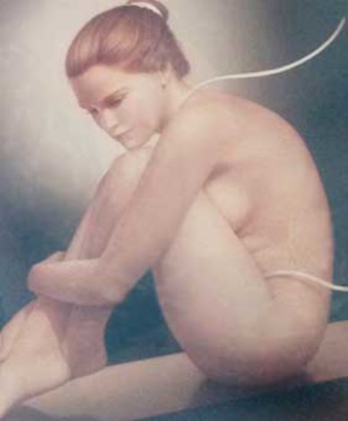 Nude Dancer 42x36 Huge Original Painting - Edson Campos