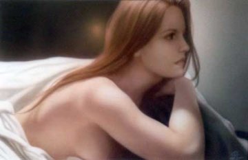 Nude Reclining 33x28 Original Painting - Edson Campos