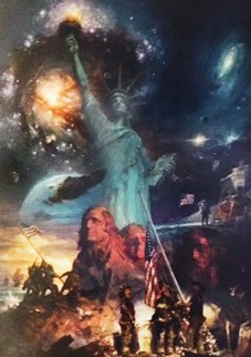 Freedom 2001 43x56 Super Huge Limited Edition Print - Cao Yong Freedom 2001 43x56 Super Huge Limited Edition Print - Cao Yong