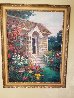 Cottage Entrance 1996 40x30 Huge Original Painting by Cao Yong - 2