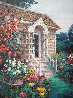 Cottage Entrance 1996 40x30 Huge Original Painting by Cao Yong - 0