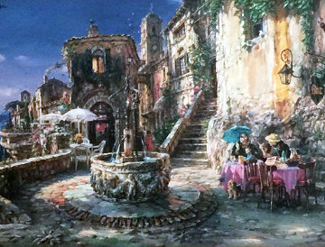 Mediterranean Sunrise 2004 Embellished Limited Edition Print - Cao Yong Mediterranean Sunrise 2004 Embellished Limited Edition Print - Cao Yong