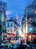 Stroll in Montmartre AP Embellished - Remarque  - France Limited Edition Print by Cao Yong - 0