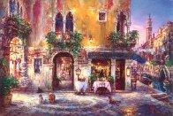 Evening in Venice Embellished Limited Edition Print by Cao Yong - 0