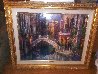 Over the Bridge Embellished -Venice, Italy Limited Edition Print by Cao Yong - 1