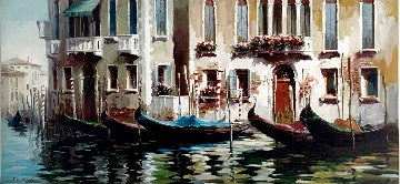 Venetian Morning 50x31 Super Huge Original Painting - Cao Yong Venetian Morning 50x31 Super Huge Original Painting - Cao Yong