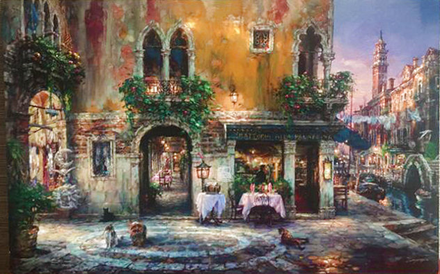 Evenings in Venice 2002 Embellished Limited Edition Print by Cao Yong