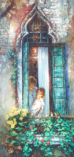 Morning Song Embellished Limited Edition Print - Cao Yong Morning Song Embellished Limited Edition Print - Cao Yong