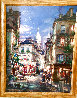 A Stroll in Montmartre 2006 Embellished - Paris, France Limited Edition Print by Cao Yong - 1