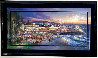 Santa Monica, Los Angeles, California 1999 40x76 - Huge Mural Size Original Painting by Cao Yong - 1