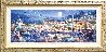 Avalon Bay 1993 - Huge 26x52 - Catalina Island, California - Signed Twice Limited Edition Print by Cao Yong - 1