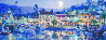 Avalon Bay 1993 - Huge - Catalina Island, California - Signed Twice Limited Edition Print by Cao Yong - 0