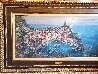 Moonlight in Vernazza AP Embellished - Huge - Italy Limited Edition Print by Cao Yong - 3