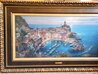 Moonlight in Vernazza AP - Framed Embellished Giclee on Canvas - Huge - Italy Limited Edition Print by Cao Yong - 3 Moonlight in Vernazza AP - Framed Embellished Giclee on Canvas - Huge - Italy Limited Edition Print by Cao Yong - 3