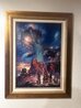 Freedom 2001 - Framed Embellished Giclee on Canvas - Huge - Signed Twice Limited Edition Print by Cao Yong - 2 Freedom 2001 - Framed Embellished Giclee on Canvas - Huge - Signed Twice Limited Edition Print by Cao Yong - 2