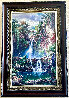 Sacred Pools AP Embellished - Huge - Hana, Hawaii Limited Edition Print by Cao Yong - 1