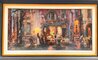 Pretty Life in Monterosso AP 2000 - Framed Embellished Giclee on Canvas - Huge - Italy 33x58 Limited Edition Print by Cao Yong - 1 Pretty Life in Monterosso AP 2000 - Framed Embellished Giclee on Canvas - Huge - Italy 33x58 Limited Edition Print by Cao Yong - 1