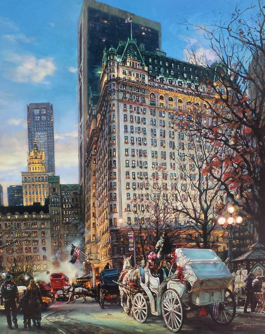 Heartbeat of New York Embellished Limited Edition Print by Cao Yong