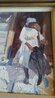 Women in White 1974 21x17 Original Painting by George Carlson - 2