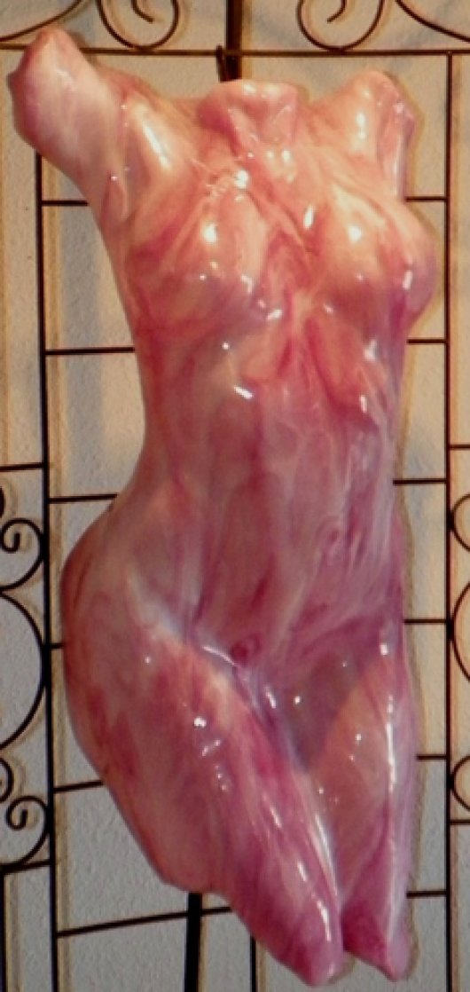 Heartbreaker - Pink, Glass Sculpture 2013 42 in Sculpture by Carl Young Heartbreaker - Pink, Glass Sculpture 2013 42 in Sculpture by Carl Young