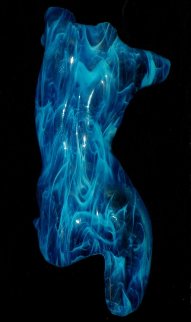 Dancer in Blue Glass Sculpture 2012 Sculpture - Carl Young Dancer in Blue Glass Sculpture 2012 Sculpture - Carl Young