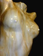 Heartbreaker (Reduction) in Creamsicle Glass Sculpture 2009 36 in Sculpture by Carl Young - 2 Heartbreaker (Reduction) in Creamsicle Glass Sculpture 2009 36 in Sculpture by Carl Young - 2