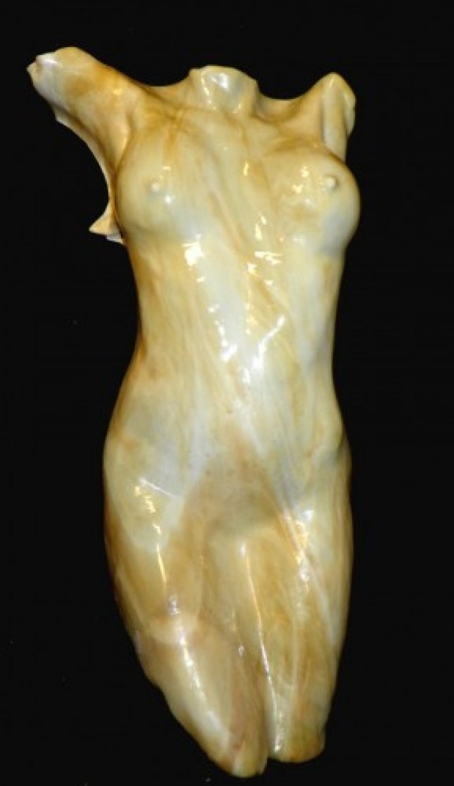 Heartbreaker (Reduction) in Creamsicle Glass Sculpture 2009 36 in Sculpture by Carl Young Heartbreaker (Reduction) in Creamsicle Glass Sculpture 2009 36 in Sculpture by Carl Young
