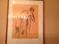 Nude Sketch Drawing 32x25 Drawing by Anthony Caro - 1 Nude Sketch Drawing 32x25 Drawing by Anthony Caro - 1