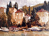 Waterfront 32x42 - Huge Original Painting by Howard Carr - 0