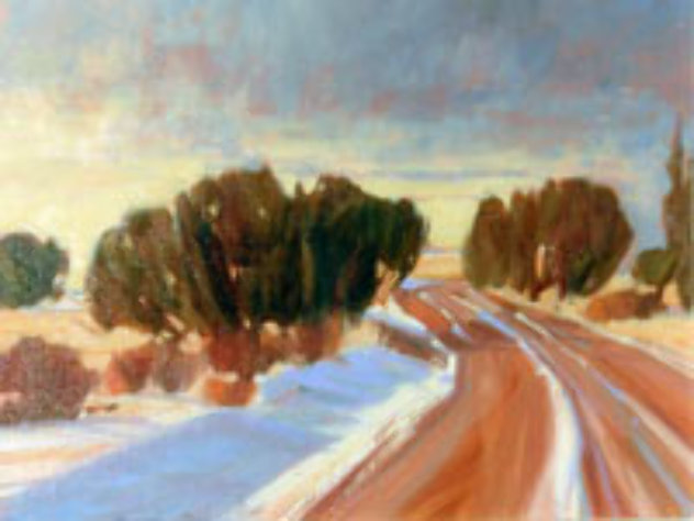 Winding Through 1991 16x20 Original Painting by Howard Carr