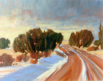Winding Through 1991 16x20 Original Painting - Howard Carr Winding Through 1991 16x20 Original Painting - Howard Carr