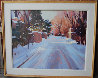 Untitled Winter Landscape 28x24 Original Painting by Howard Carr - 1