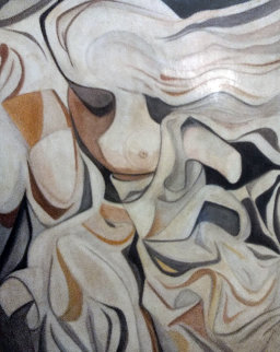Fechado Y Titulado Destruccion 1964 46x38 Original Painting - Mario Carreno Fechado Y Titulado Destruccion 1964 46x38 Original Painting - Mario Carreno