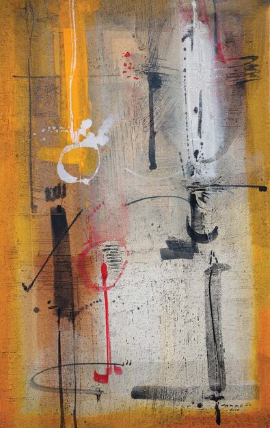 Abacus 2005 Huge 60x40 Huge Works on Paper (not prints) - Antonio Carreno