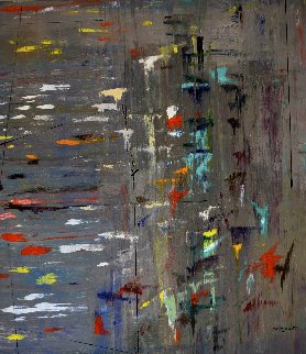 Sequence of Thoughts #3 2012 62x52 Huge Original Painting - Antonio Carreno Sequence of Thoughts #3 2012 62x52 Huge Original Painting - Antonio Carreno