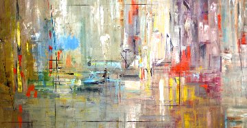 Shifting Memories 2010 50x100 Mural Original Painting - Antonio Carreno Shifting Memories 2010 50x100 Mural Original Painting - Antonio Carreno