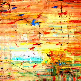Morning Thought 2012 49x49 Super Huge Original Painting - Antonio Carreno Morning Thought 2012 49x49 Super Huge Original Painting - Antonio Carreno