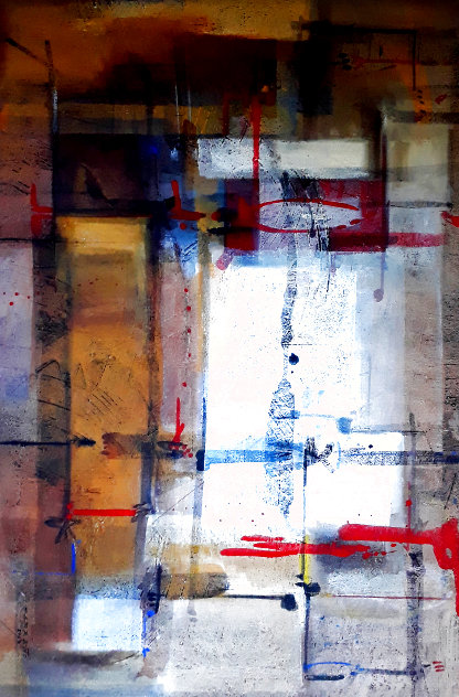 Dreams As Reality 2003 32x62  Huge Works on Paper (not prints) by Antonio Carreno