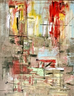 Fervent 2014 48x38 Super Huge Original Painting - Antonio Carreno Fervent 2014 48x38 Super Huge Original Painting - Antonio Carreno